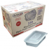 500ml Microwave Clear Plastic Conts + Lids x250