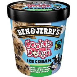 Ben & Jerrys Cookie Dough Ice Cream 8x500ml